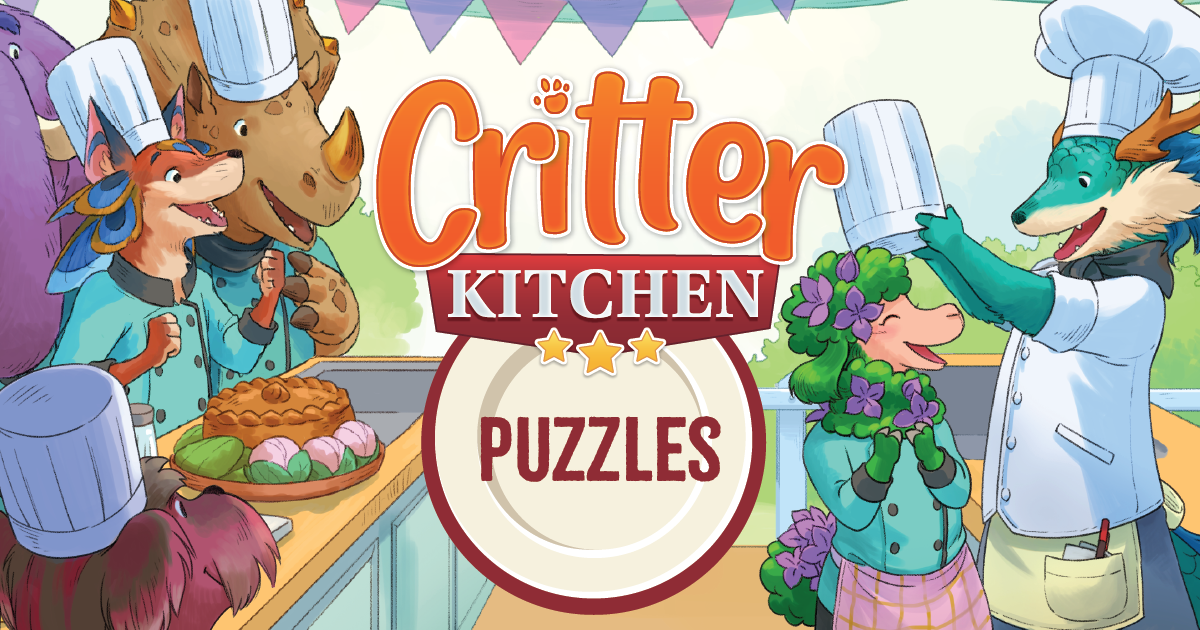 Critter Kitchen Puzzles Cardboard Alchemy